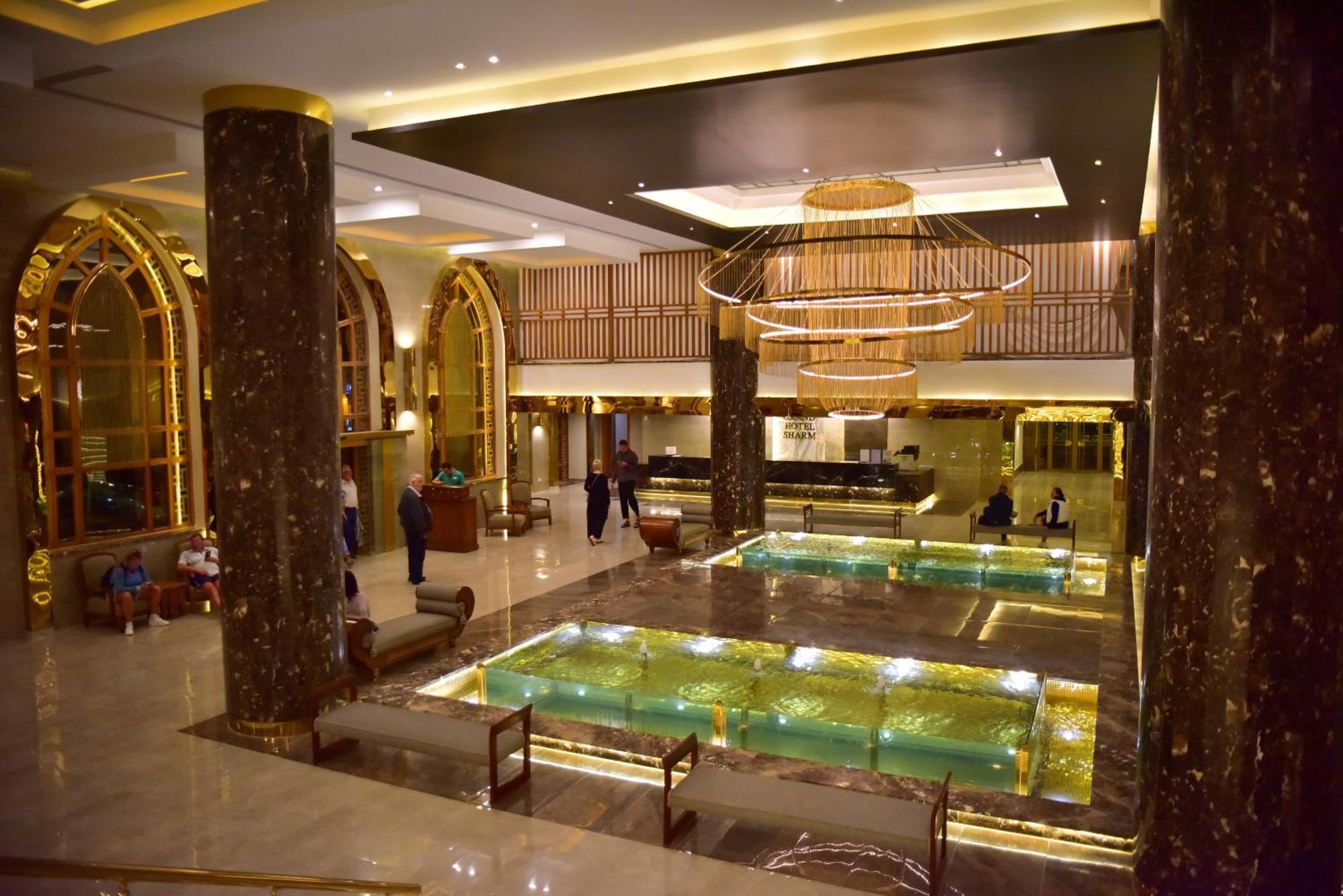 The Grand Hotel Sharm El Sheikh Εξωτερικό φωτογραφία The lobby of the Grand Hyatt Hotel
