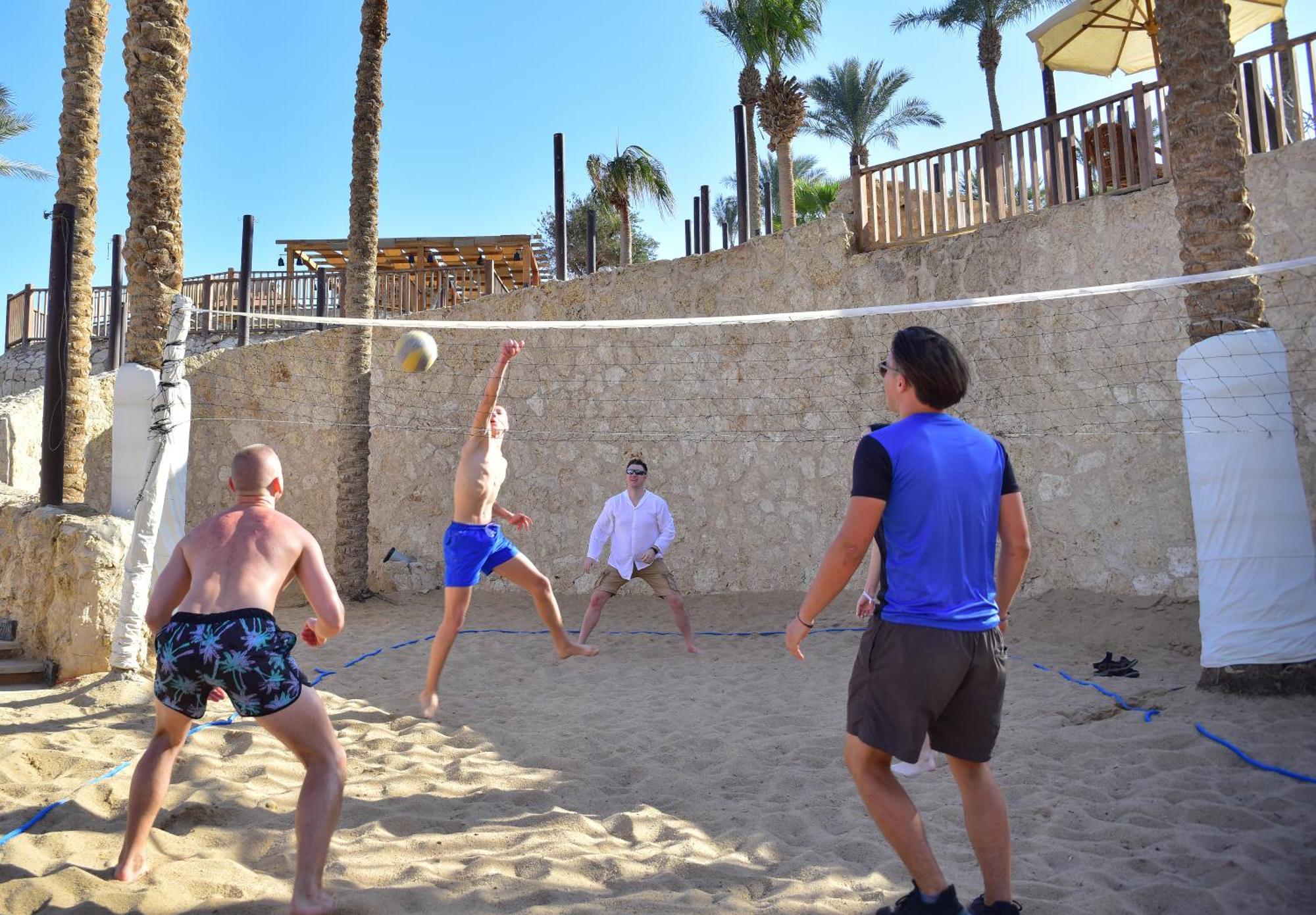 The Grand Hotel Sharm El Sheikh Εξωτερικό φωτογραφία Beach volleyball at the 2018 Mediterranean Games
